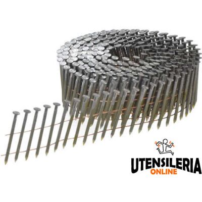 Chiodi in bobina serie F RING galvanizzati 12 micron DeWalt 2.8x55mm (7500pz) Chiodi in bobina serie F RING galvanizzati 12 micron DeWalt 2.8x55mm (7500pz)