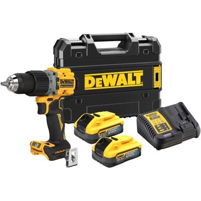 Kit Trapano avvitatore a percussione DeWalt DCD805 con 2 batterie 5,0Ah Powerstack Kit Trapano avvitatore a percussione DeWalt DCD805 con 2 batterie 5,0Ah Powerstack
