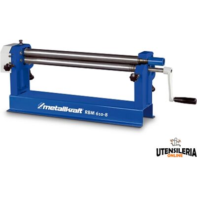 Calandra manuale a 3 rulli Metallkraft RBM 610-8, ø 38mm 610mm Calandra manuale a 3 rulli Metallkraft RBM 610-8, ø 38mm 610mm