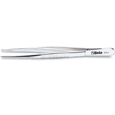Beta Utensili Pinzetta a molla Beta 994 con punte larghe diritte arrotondate, 150mm Beta Utensili Pinzetta a molla Beta 994 con punte larghe diritte arrotondate, 150mm