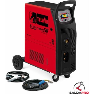 Telwin Saldatrice Inverter multiprocesso ELECTROMIG 330 WAVE 400V AQUA Telwin Saldatrice Inverter multiprocesso ELECTROMIG 330 WAVE 400V AQUA