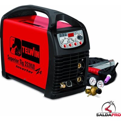 Telwin Saldatrice Inverter SUPERIOR TIG 252 AC DC HF LIFT 400V Telwin Saldatrice Inverter SUPERIOR TIG 252 AC DC HF LIFT 400V