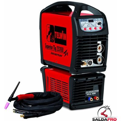 Telwin Saldatrice Inverter SUPERIOR TIG 252 AQUA AC DC HF LIFT 400V Telwin Saldatrice Inverter SUPERIOR TIG 252 AQUA AC DC HF LIFT 400V