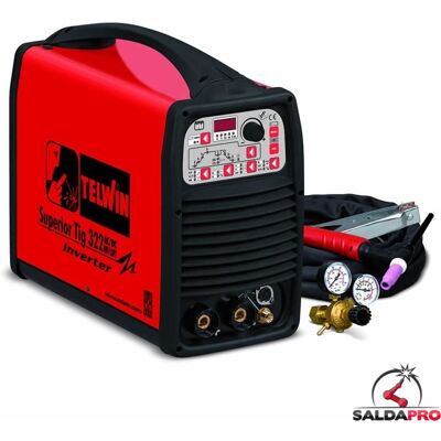 Telwin Saldatrice Inverter SUPERIOR TIG 322 AC DC HF LIFT 400V Telwin Saldatrice Inverter SUPERIOR TIG 322 AC DC HF LIFT 400V