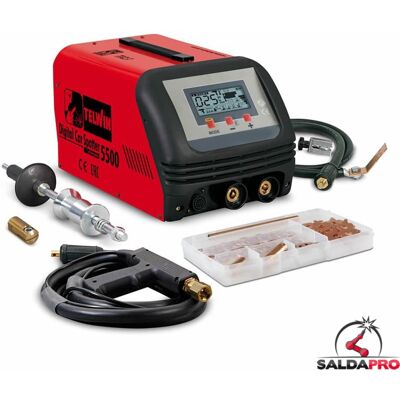 Telwin Saldatrice a resistenza elettronica DIGITAL CAR SPOTTER 5500 230V AUTOMATIC Telwin Saldatrice a resistenza elettronica DIGITAL CAR SPOTTER 5500 230V AUTOMATIC