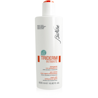 I.C.I.M. (BIONIKE) INTERNATION Triderm Intimate Detergente Intimo con Antibatterico pH 3.5 500 ml I.C.I.M. (BIONIKE) INTERNATION Triderm Intimate Detergente Intimo con Antibatterico pH 3.5 500 ml