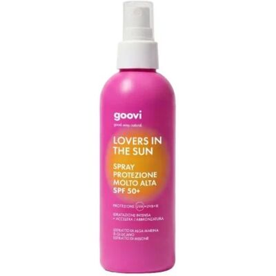 THE GOOD VIBES COMPANY Srl Goovi Lovers In The Sun Crema Spray Corpo SPF50+ - Protezione solare alta per il corpo - 200 ml THE GOOD VIBES COMPANY Srl Goovi Lovers In The Sun Crema Spray Corpo SPF50+ - Protezione solare alta per il corpo - 200 ml