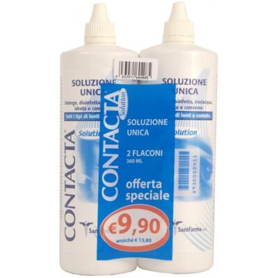 Fidia Contacta Soluzione Lenti - 2x360ml Fidia Contacta Soluzione Lenti - 2x360ml
