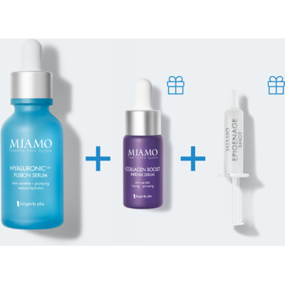 MEDSPA Srl Miamo Protocollo Plump&Fill - Hyaluronic14+ Fusion serum + Collagen Boost Intense Serum + Epigenage Shot - Adatto per rughe da disidratazione MEDSPA Srl Miamo Protocollo Plump&Fill - Hyaluronic14+ Fusion serum + Collagen Boost Intense Serum + Epigenage Shot - Adatto per rughe da disidratazione