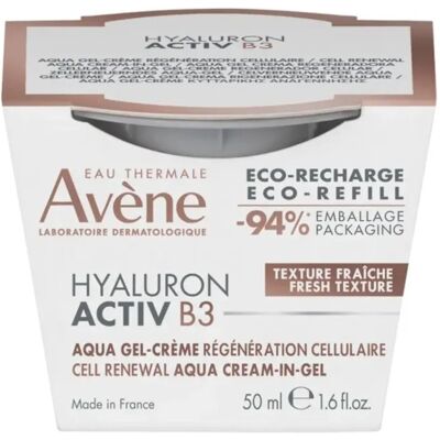 AVENE (Pierre Fabre It. SpA) Avene Hyaluron Activ B3 Aqua Gel Crema Ricarica - Refill crema viso rigenerante anti-età - 50 ml AVENE (Pierre Fabre It. SpA) Avene Hyaluron Activ B3 Aqua Gel Crema Ricarica - Refill crema viso rigenerante anti-età - 50 ml