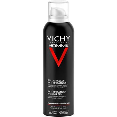 Vichy Homme Gel da Rasatura Anti-Irritazioni - Gel da barba per pelli sensibili Vichy Homme Gel da Rasatura Anti-Irritazioni - Gel da barba per pelli sensibili