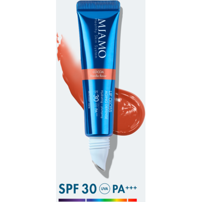 MEDSPA Srl Miamo Lip Gloss Aging Defense SPF30 - Gloss labbra idratante e volumizzante - Nuance Cocoa - 15 ml MEDSPA Srl Miamo Lip Gloss Aging Defense SPF30 - Gloss labbra idratante e volumizzante - Nuance Cocoa - 15 ml
