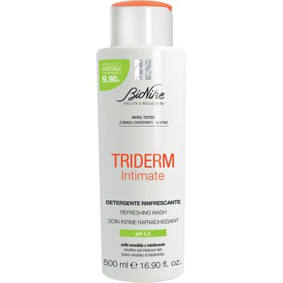 I.C.I.M. (BIONIKE) INTERNATION Triderm Intimate Detergente Intimo Rinfrescante PH 5.5 500ml I.C.I.M. (BIONIKE) INTERNATION Triderm Intimate Detergente Intimo Rinfrescante PH 5.5 500ml