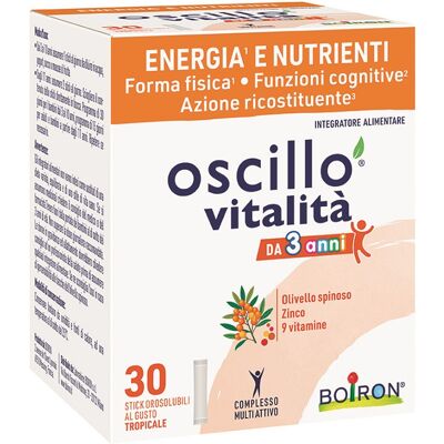 BOIRON Srl Oscillo Vitalita' 3+ 30stick BOIRON Srl Oscillo Vitalita' 3+ 30stick