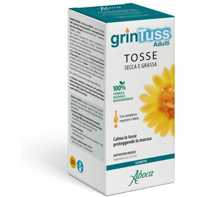 ABOCA SpA SOCIETA' AGRICOLA Grintuss Adulti Sciroppo per la Tosse 180g ABOCA SpA SOCIETA' AGRICOLA Grintuss Adulti Sciroppo per la Tosse 180g