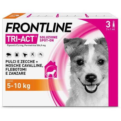 Boehringer Vet Frontline Tri-Act Spot-On per Cani 5-10kg Boehringer Vet Frontline Tri-Act Spot-On per Cani 5-10kg
