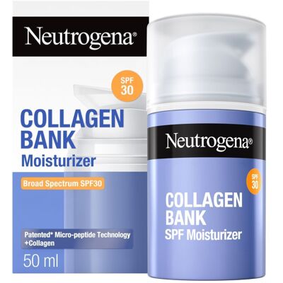 KENVUE ITALIA SPA Neutrogena Collagen Bank Crema viso SPF30 - Crema viso antietà con Collagene Marino e con protezione solare - 50 ml KENVUE ITALIA SPA Neutrogena Collagen Bank Crema viso SPF30 - Crema viso antietà con Collagene Marino e con protezione solare - 50 ml