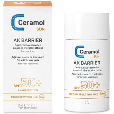 Unifarco Spa Ceramol Sun SPF50+ Barriera Solare per Cheratosi Attinica Unifarco Spa Ceramol Sun SPF50+ Barriera Solare per Cheratosi Attinica