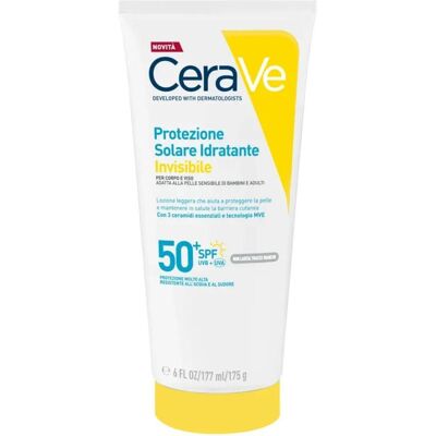 CERAVE (L'Oreal Italia SpA) Cerave Protezione Solare Idratante Invisibile SPF50+ - Protezione solare alta per viso e corpo - 200 ml CERAVE (L'Oreal Italia SpA) Cerave Protezione Solare Idratante Invisibile SPF50+ - Protezione solare alta per viso e corpo - 200 ml