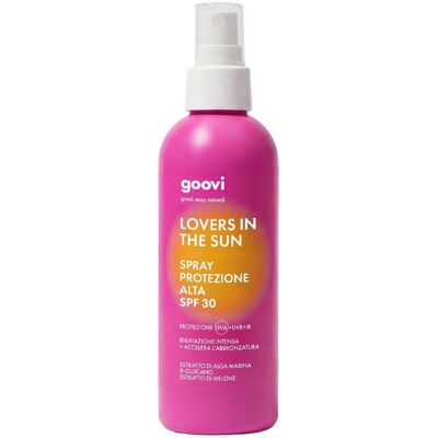 THE GOOD VIBES COMPANY Srl Goovi Lovers In The Sun Crema Spray Corpo SPF30 - Protezione solare alta per il corpo - 200 ml THE GOOD VIBES COMPANY Srl Goovi Lovers In The Sun Crema Spray Corpo SPF30 - Protezione solare alta per il corpo - 200 ml