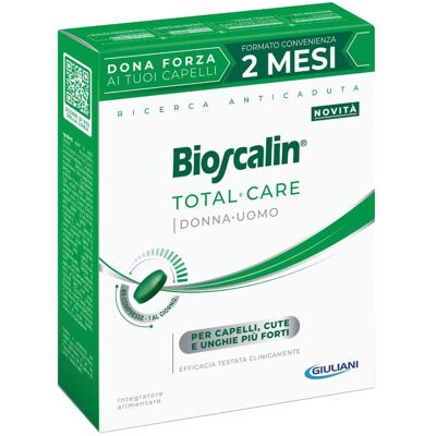 GIULIANI SpA Bioscalin Total Care - Integratore alimentare contro la caduta dei capelli - 60 compresse - 2 mesi di trattamento GIULIANI SpA Bioscalin Total Care - Integratore alimentare contro la caduta dei capelli - 60 compresse - 2 mesi di trattamento