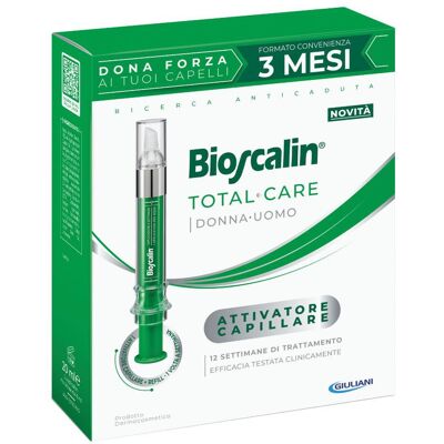 GIULIANI SpA Bioscalin Total Care Attivatore Capillare iSFRP-1 con refill - Per la caduta dei capelli di uomo e donna - Trattamento da 3 mesi con ricarica omaggio GIULIANI SpA Bioscalin Total Care Attivatore Capillare iSFRP-1 con refill - Per la caduta dei capelli di uomo e donna - Trattamento da 3 mesi con ricarica omaggio