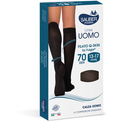 ITALSILVA COMMERCIALE Srl Sauber Calza Uomo Cotone 140 Denari Blu Taglia 43-45 ITALSILVA COMMERCIALE Srl Sauber Calza Uomo Cotone 140 Denari Blu Taglia 43-45