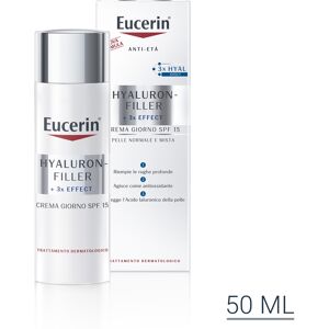 BEIERSDORF SPA Eucerin Hyaluron Filler + 3X Effect Crema Giorno SPF15 - Crema viso con protezione solare per pelle normale e mista - 50 ml BEIERSDORF SPA Eucerin Hyaluron Filler + 3X Effect Crema Giorno SPF15 - Crema viso con protezione solare per pelle normale e mista - 50 ml