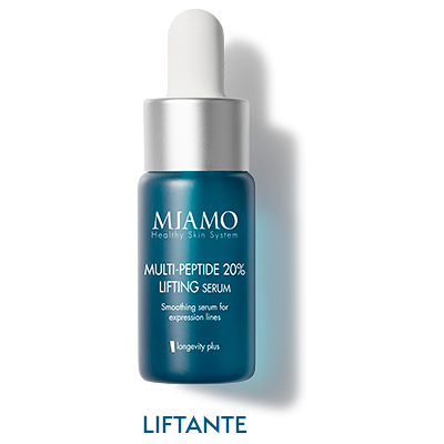 Siero Liftante Multi-Peptide 20% Miamo Longevity Plus - Siero viso anti-età - Formato viaggio Siero Liftante Multi-Peptide 20% Miamo Longevity Plus - Siero viso anti-età - Formato viaggio