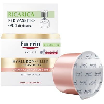 BEIERSDORF SPA Eucerin Hyaluron-Filler + Elasticity Crema Giorno Rosé SPF30 Anti-Età Pelle Matura 50ml BEIERSDORF SPA Eucerin Hyaluron-Filler + Elasticity Crema Giorno Rosé SPF30 Anti-Età Pelle Matura 50ml