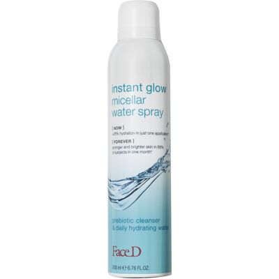 HCS Srl FaceD Instant Glow Micellar Water Spray - Acqua micellare struccante viso e occhi - 400 ml HCS Srl FaceD Instant Glow Micellar Water Spray - Acqua micellare struccante viso e occhi - 400 ml
