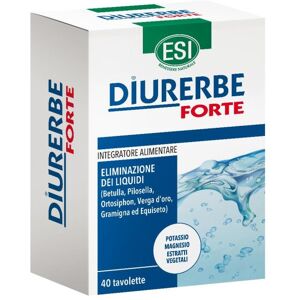 ESI Srl Diurerbe ESI Forte Integratore Drenante per Equilibrio Elettrolitico 40 Tavolette ESI Srl Diurerbe ESI Forte Integratore Drenante per Equilibrio Elettrolitico 40 Tavolette