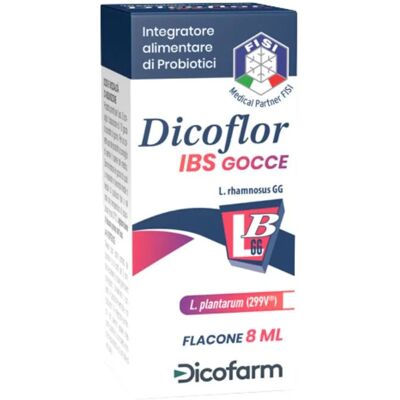 DICOFARM SpA Dicoflor IBS Integratore Probiotici Equilibrio Flora Intestinale Gocce 8ml DICOFARM SpA Dicoflor IBS Integratore Probiotici Equilibrio Flora Intestinale Gocce 8ml
