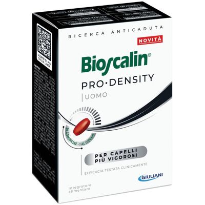 GIULIANI SpA Bioscalin Pro Density Uomo - Integratore alimentare per capelli più vigorosi - 30 compresse - Un mese di trattamento GIULIANI SpA Bioscalin Pro Density Uomo - Integratore alimentare per capelli più vigorosi - 30 compresse - Un mese di trattamento