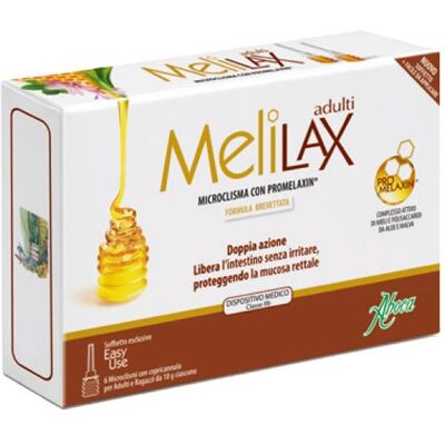 Aboca Melilax Adulti Microclismi - 6 Pezzi - Sollievo intestinale Aboca Melilax Adulti Microclismi - 6 Pezzi - Sollievo intestinale