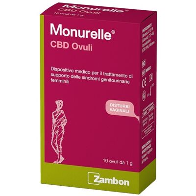 ZAMBON ITALIA Srl MONURELLE CBD 10 Ovuli ZAMBON ITALIA Srl MONURELLE CBD 10 Ovuli