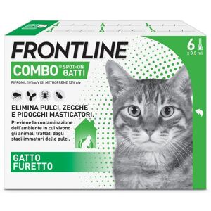 Frontline Combo Spot-On Gatti & Furetti - Antiparassitario Frontline Combo Spot-On Gatti & Furetti - Antiparassitario