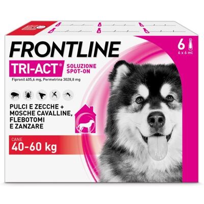 Boehringer Ingelheim Frontline Tri-Act Soluzione antiparassitaria per cani 6ml Boehringer Ingelheim Frontline Tri-Act Soluzione antiparassitaria per cani 6ml