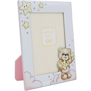 Argenteria MB Portafoto Bambina Orsetto Con Stelle In Argento 9 X 13 Argenteria MB Portafoto Bambina Orsetto Con Stelle In Argento 9 X 13