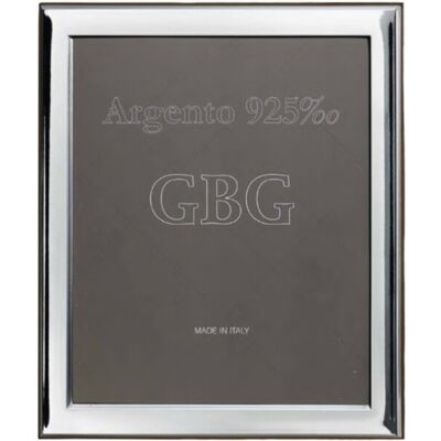 Argenteria MB Cornice Portafoto Lucida In Argento Massiccio 925 Cm 18x22 Argenteria MB Cornice Portafoto Lucida In Argento Massiccio 925 Cm 18x22