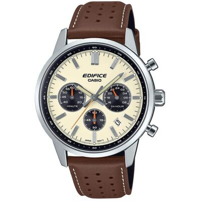 Casio Edifice Orologio da polso Cronografo da Uomo Quadrante Avorio EFR-575L-7AEF Casio Edifice Orologio da polso Cronografo da Uomo Quadrante Avorio EFR-575L-7AEF