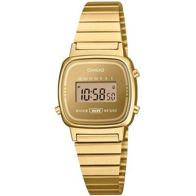 Casio Orologio da Polso Mini Analogico da Donna Cassa e Bracciale Acciaio Dorato LA670WEGS-9AEF Casio Orologio da Polso Mini Analogico da Donna Cassa e Bracciale Acciaio Dorato LA670WEGS-9AEF