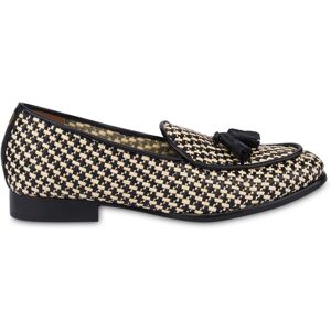 Belgian shoes Viktoria in Rafia BEIGE-NERO/NERO, 36.5, Pollini 36.5 Belgian shoes Viktoria in Rafia BEIGE-NERO/NERO, 36.5, Pollini 36.5