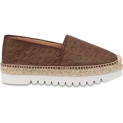 Espadrillas Heritage Logo Embossed MARRONE, 36, Pollini 36 Espadrillas Heritage Logo Embossed MARRONE, 36, Pollini 36