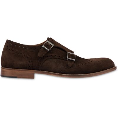 Double Monk Flexy In Crosta T.MORO, 40, Pollini 40 Double Monk Flexy In Crosta T.MORO, 40, Pollini 40