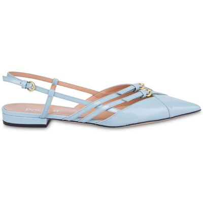 Slingback Echos in Vernice ACQUA, 37, Pollini 37 Slingback Echos in Vernice ACQUA, 37, Pollini 37
