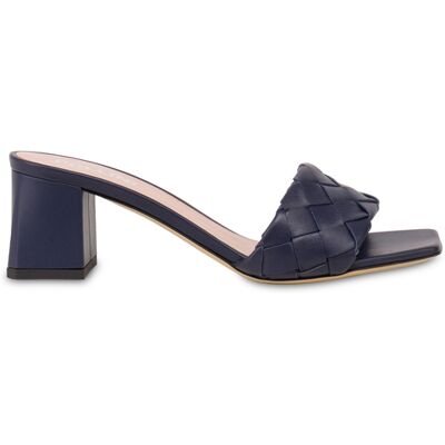 Mule Dama In Nappa BLUE, 37.5, Pollini 37.5 Mule Dama In Nappa BLUE, 37.5, Pollini 37.5