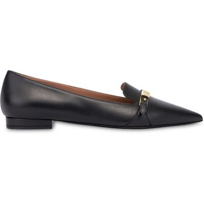 Ballerina Alba in vitello NERO, 39, Pollini 39 Ballerina Alba in vitello NERO, 39, Pollini 39