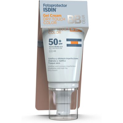 Isdin SPF 50+ Crema Gel Opaca Tinta - Protezione solare per il viso Isdin SPF 50+ Crema Gel Opaca Tinta - Protezione solare per il viso