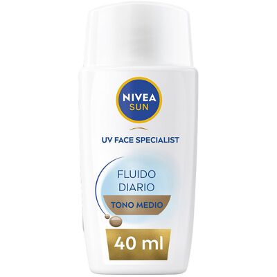 Nivea Daily Sun Fluid protezione viso SPF50+ #tono medio Nivea Daily Sun Fluid protezione viso SPF50+ #tono medio